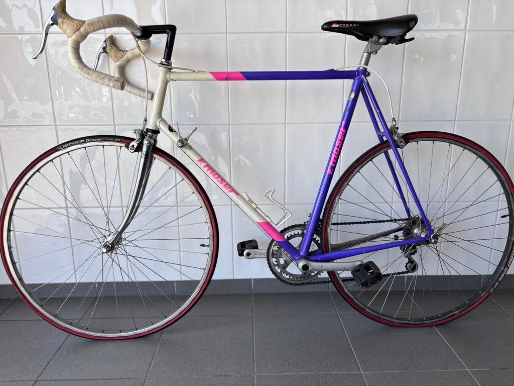 Vintage Moser racefiets maat 58, Fietsen en Brommers, Gebruikt, Staal, Ophalen, Overige merken
