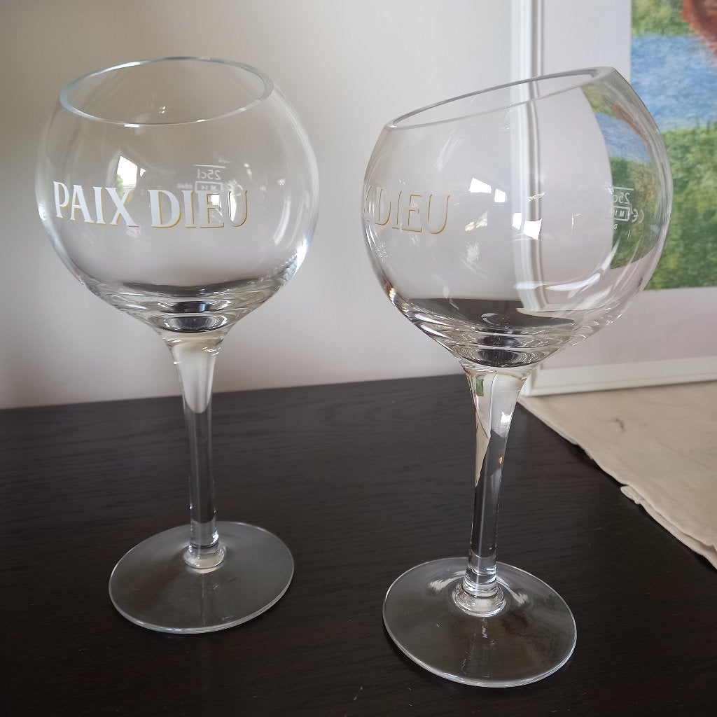 Paix Dieu : 2 bierglazen 25cl  voor 10€, Collections, Enlèvement