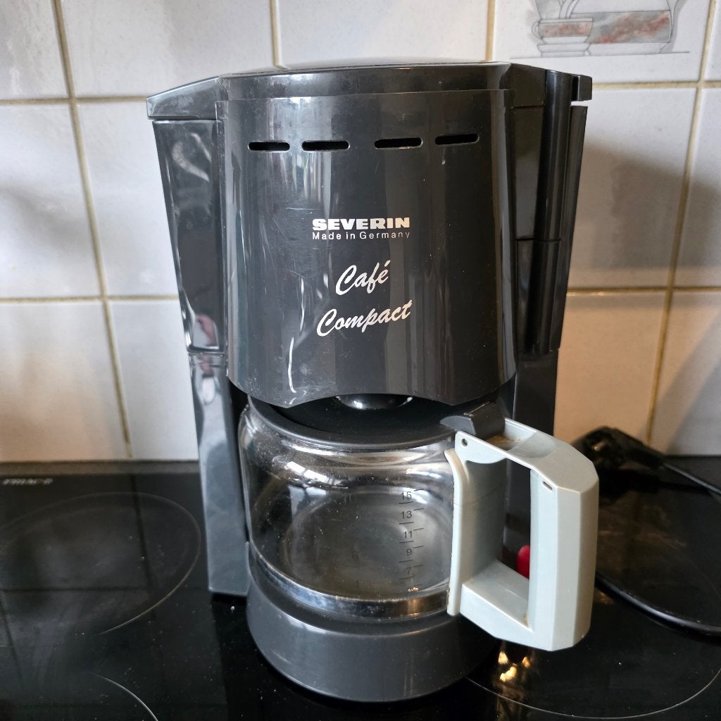 KOFFIEZET SEVERIN 1000 W MAX 15 TASSEN NR4, Café moulu, Autres modèles, Enlèvement ou Envoi, Comme neuf