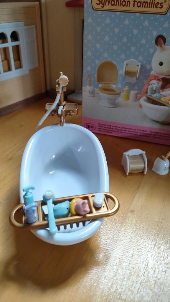 Sylvanian families Country bathroom set, Verzamelen, Ophalen of Verzenden, Zo goed als nieuw