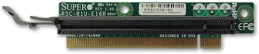 SuperMicro 1U Riser Card RSC-R1U-E16R, Computers en Software, Overige Computers en Software
