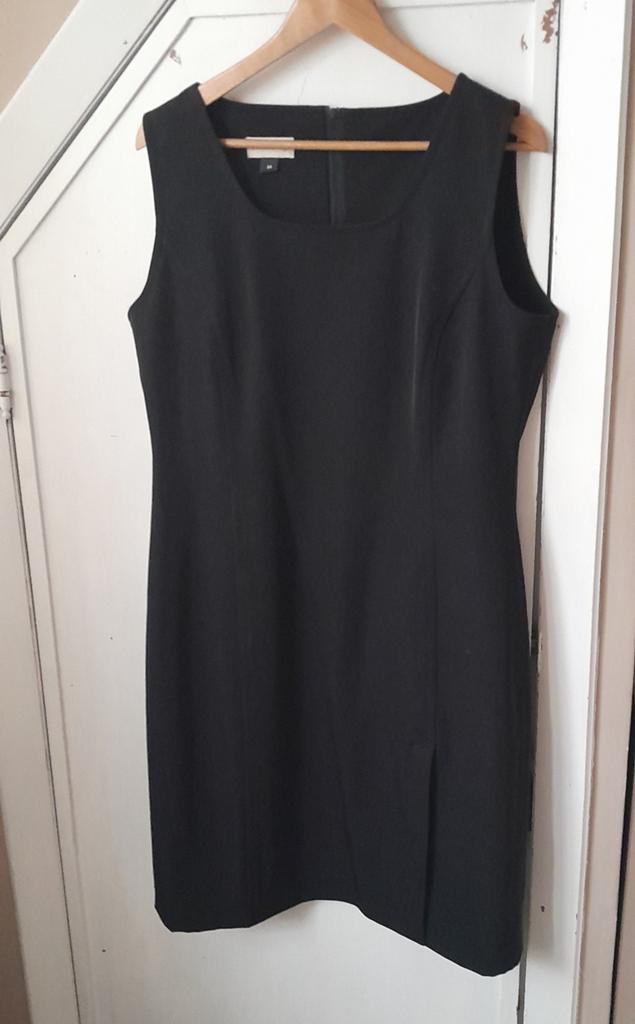 Prachtig stretch gevoerd klassiek jurkje large., Kleding | Dames, Zwart, Maat 42/44 (L), Cocktailjurk, Ophalen of Verzenden