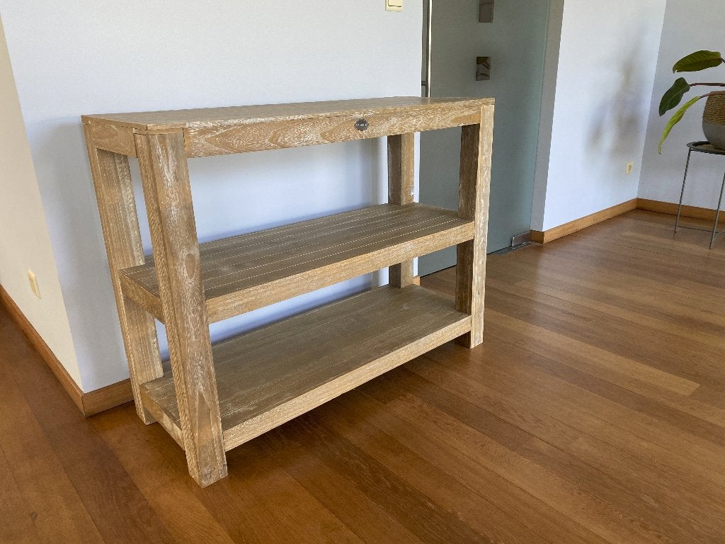 Riverdale console, Ophalen, 100 tot 150 cm, Zo goed als nieuw, Landelijke stijl met een rustieke uitstraling