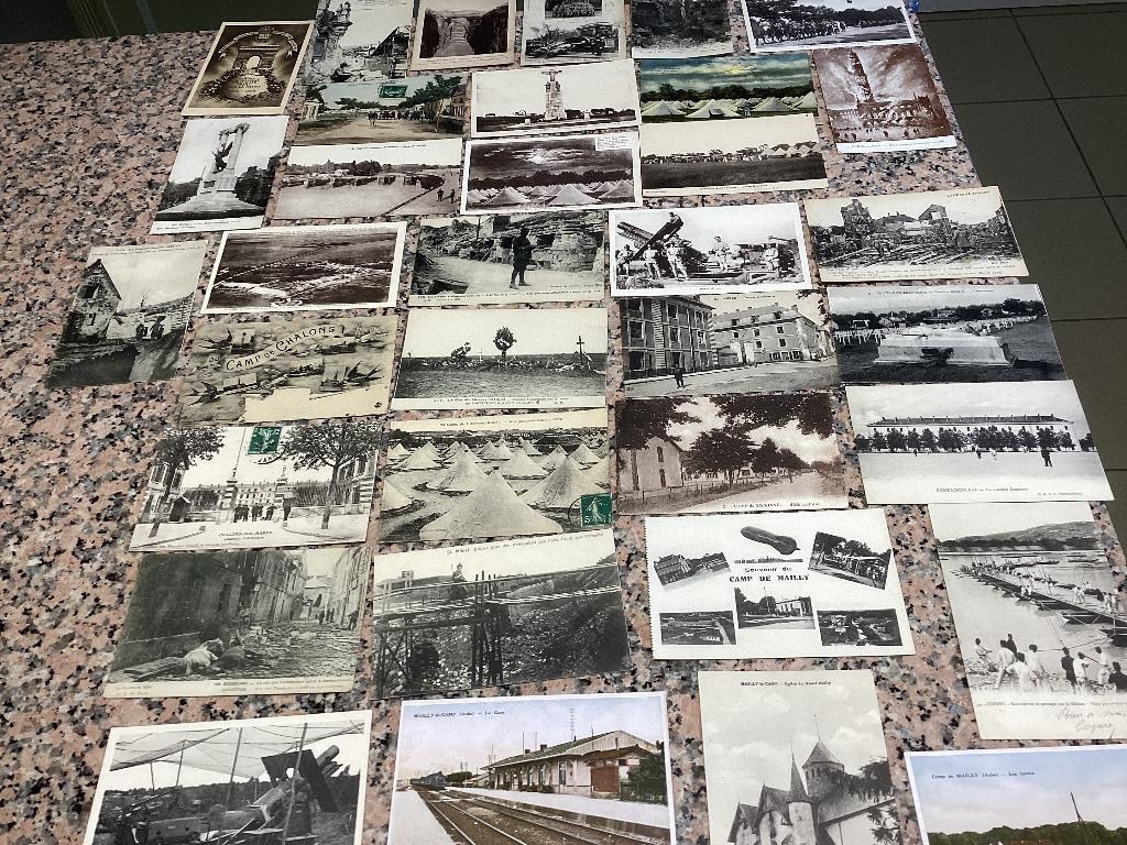 Lot 33 cartes postales anciennes guerre France, Collections, Enlèvement ou Envoi, Affranchie, Politique et Histoire