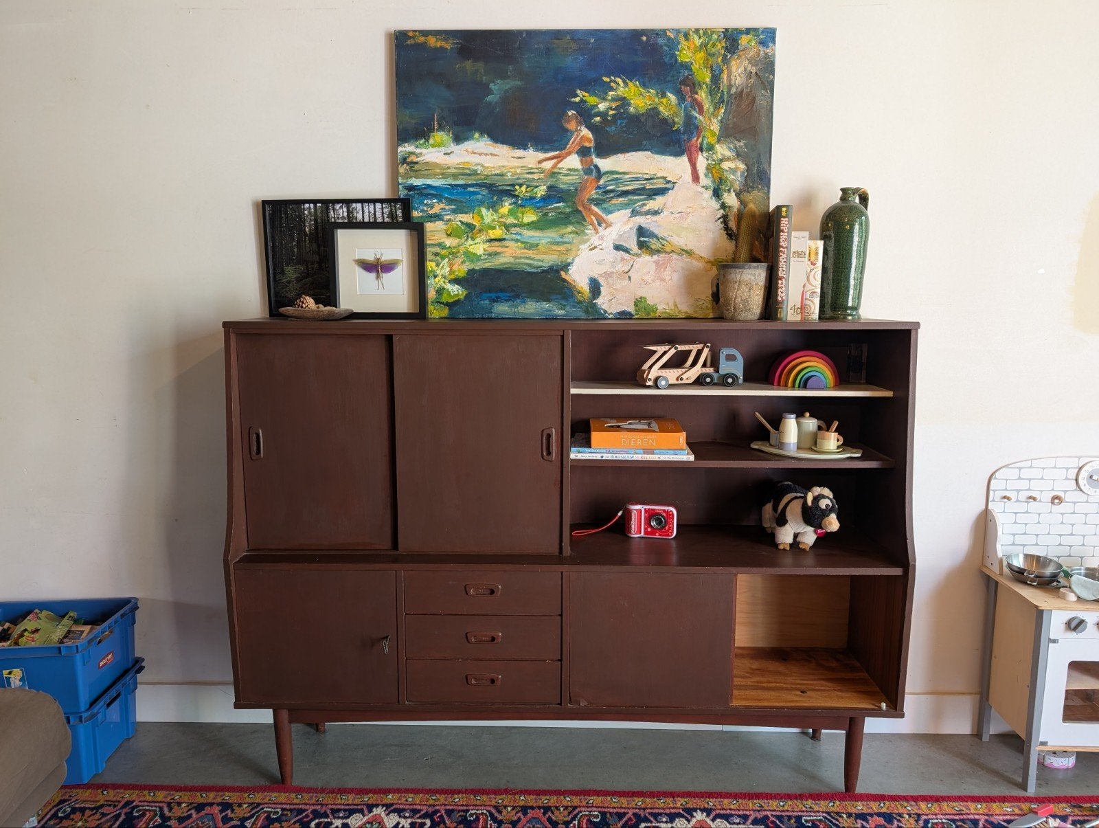 Vintage Highboard, Huis en Inrichting, Ophalen