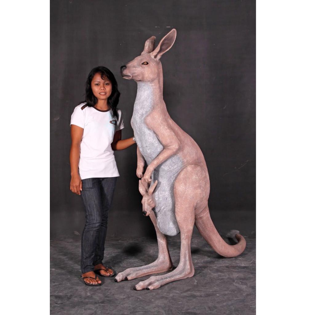 Kangaroo – Kangoeroe beeld Hoogte 168 cm, Verzamelen, Dierenverzamelingen, Nieuw, Ophalen