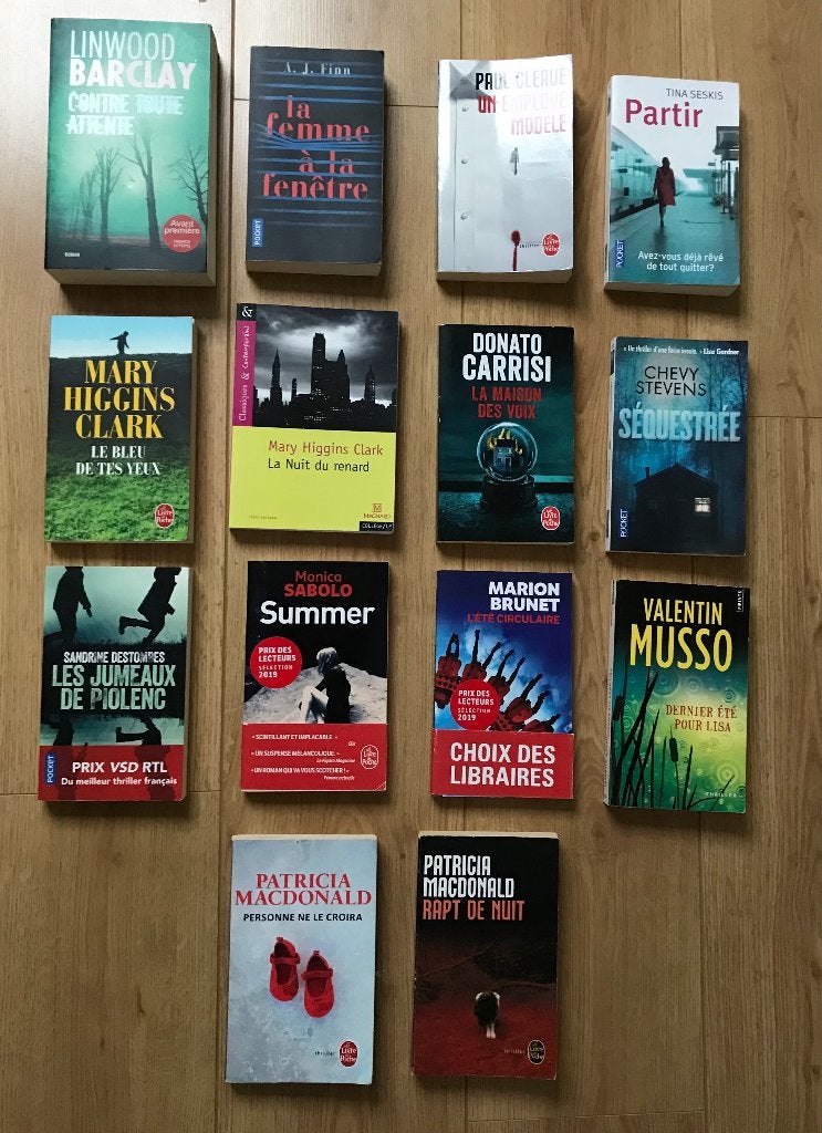 Romans à suspense/thrillers psychologiques - divers titre, Ophalen, Gelezen