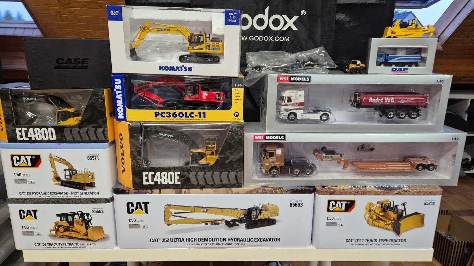 Modèles de la collection 1:50, Enlèvement, Comme neuf, Grue, Tracteur ou Agricole, Wsi