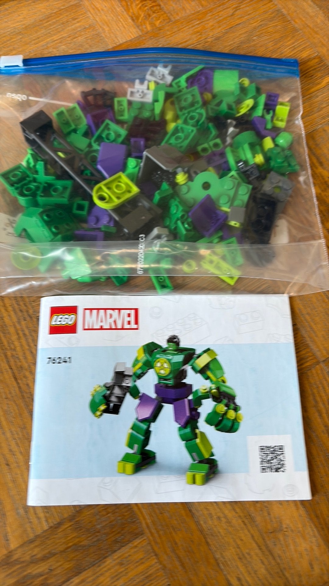 LEGO Marvel 76241 – Armure robot de Hulk – Complet, Ophalen, Marvel, Lego, Zo goed als nieuw
