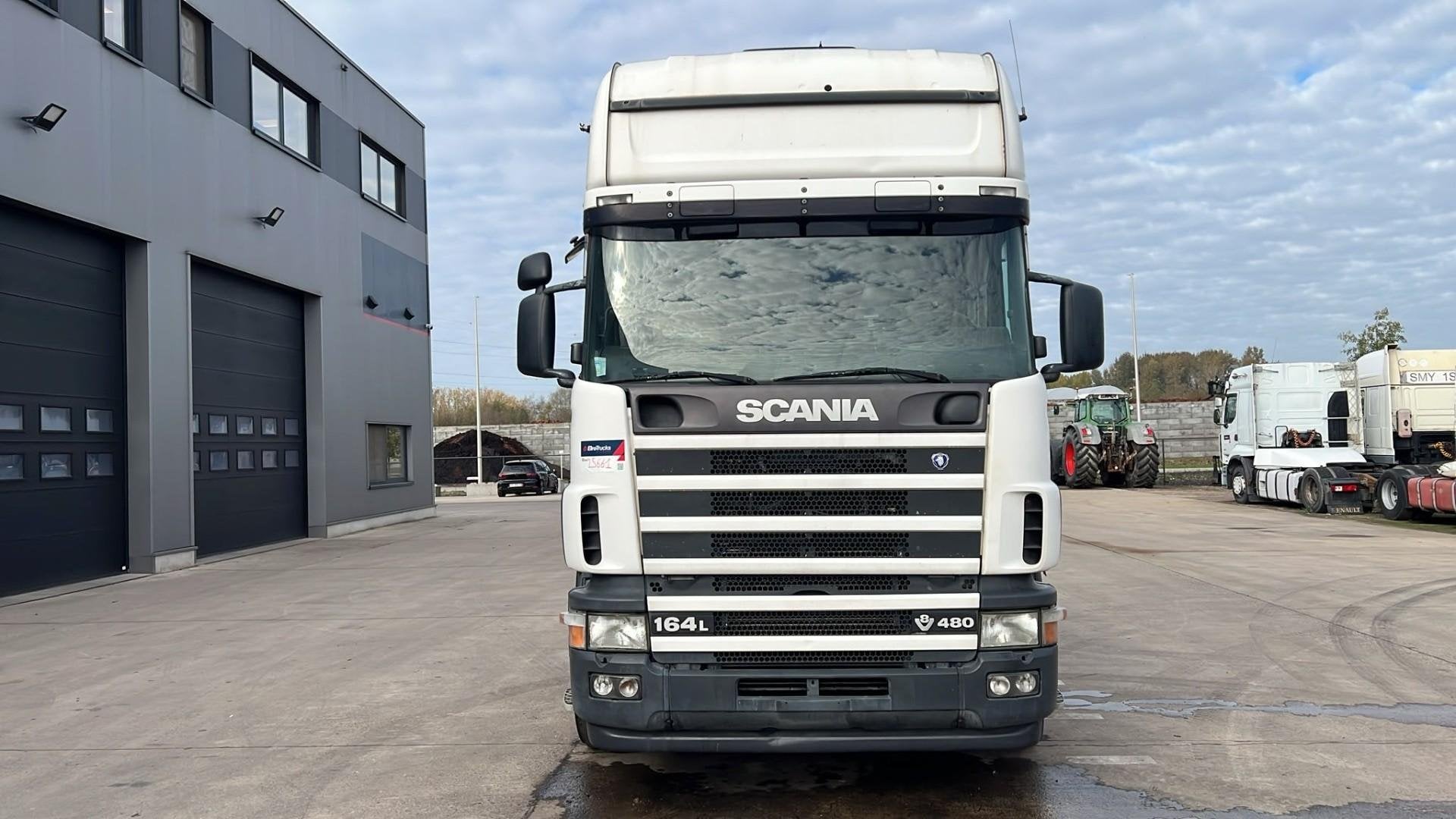 Scania 164 - 480 (BELGISCHE WAGEN / HANDGESCHAKELD / V8 / GO, Autos, Achat, Vitres électriques, Autres couleurs, Diesel