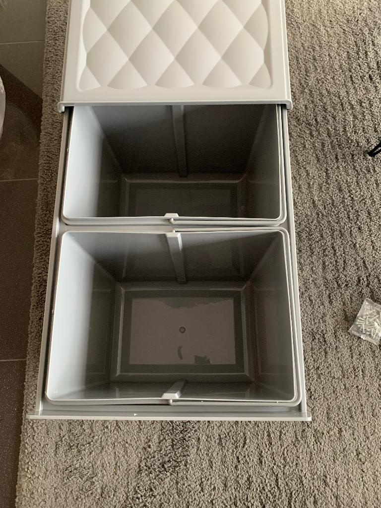 Inbouw vuilnisbak nieuw!!! (2 sorteerbakken) Prijs verlaagd!, 10 tot 20 liter, Ophalen, Nieuw, Kunststof