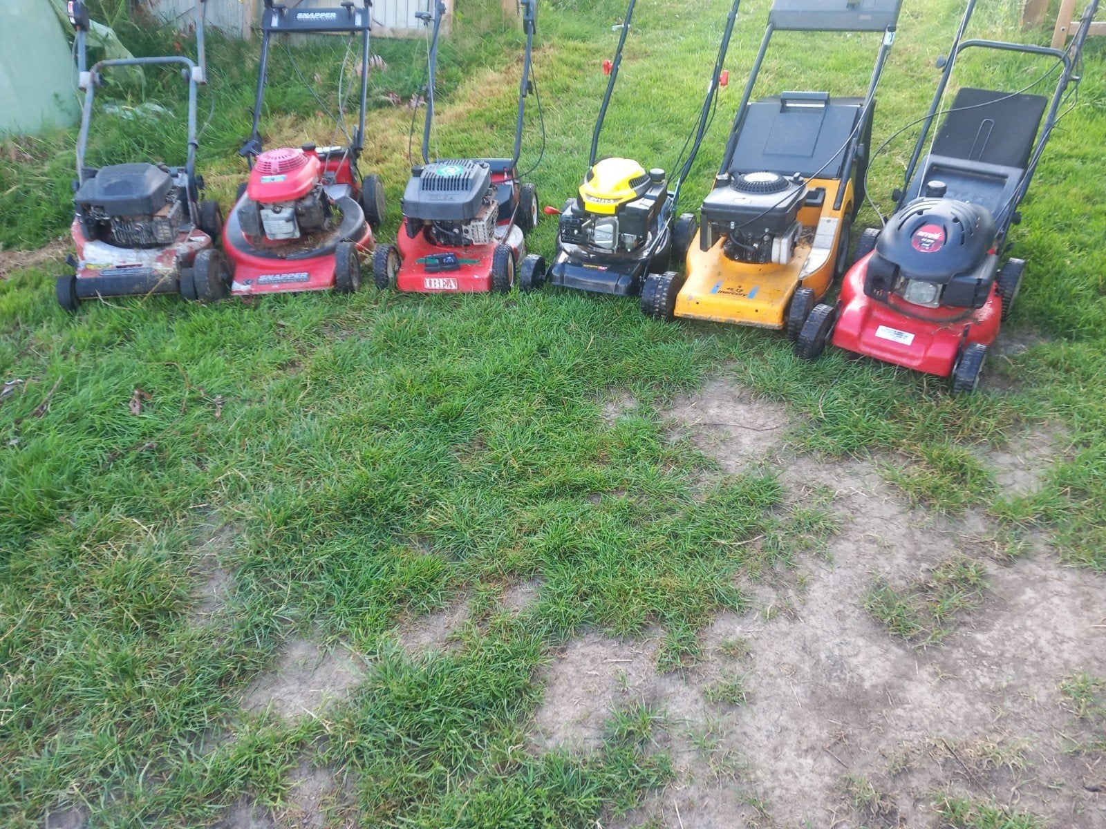 Lot grasmaaiers, Tuin en Terras, Grasmaaiers, Ophalen