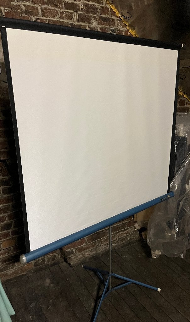 Ecran de projection, Audio, Tv en Foto, Fotografie | Fotostudio en Toebehoren, Ophalen, Gebruikt, Opvouwbaar, Overige typen