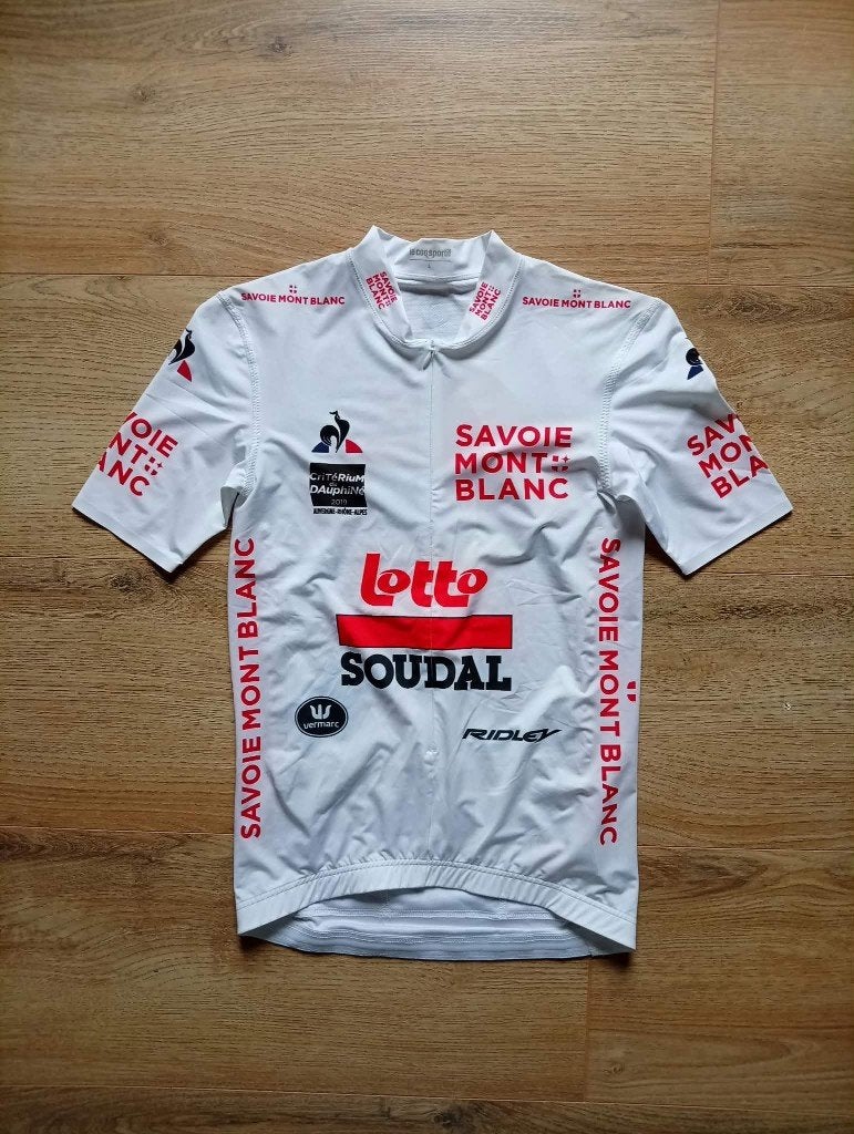 Wielertrui Critérium du Dauphiné 2019 Lotto Soudal, S, Gebruikt, Heren, Ophalen of Verzenden