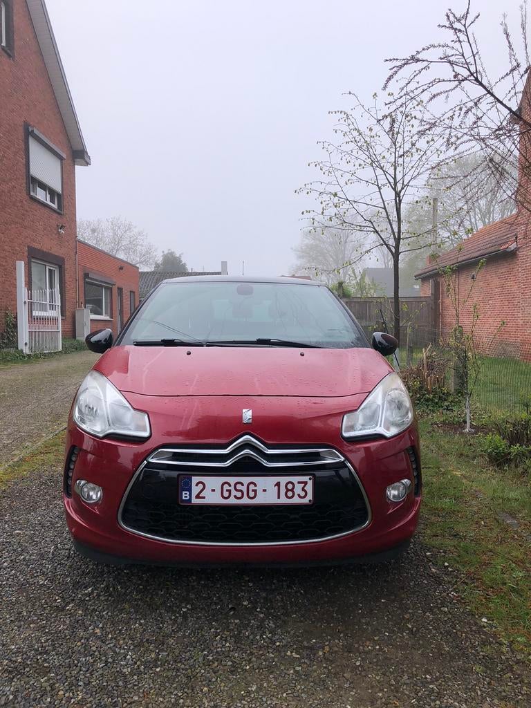 1.6 Benzine 2013 DS3- ledere bekl, trekh, ac en veel opties, Autos, Citroën, Euro 5, 110 kW, Boîte manuelle, Noir