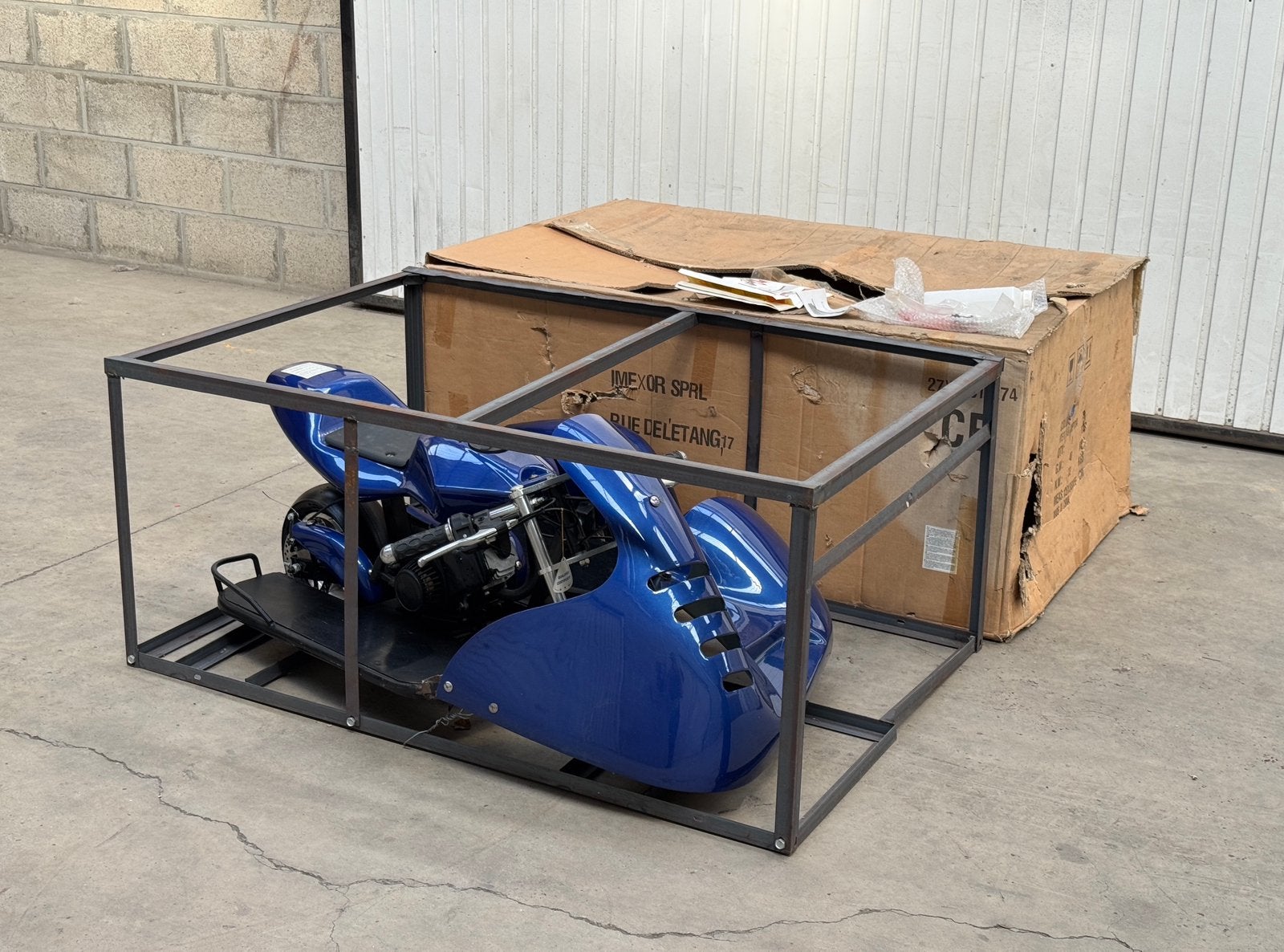 Pocket bike side car, Fietsen en Brommers, Minibikes, Midibikes en Pitbikes, Ophalen, Dirtbike