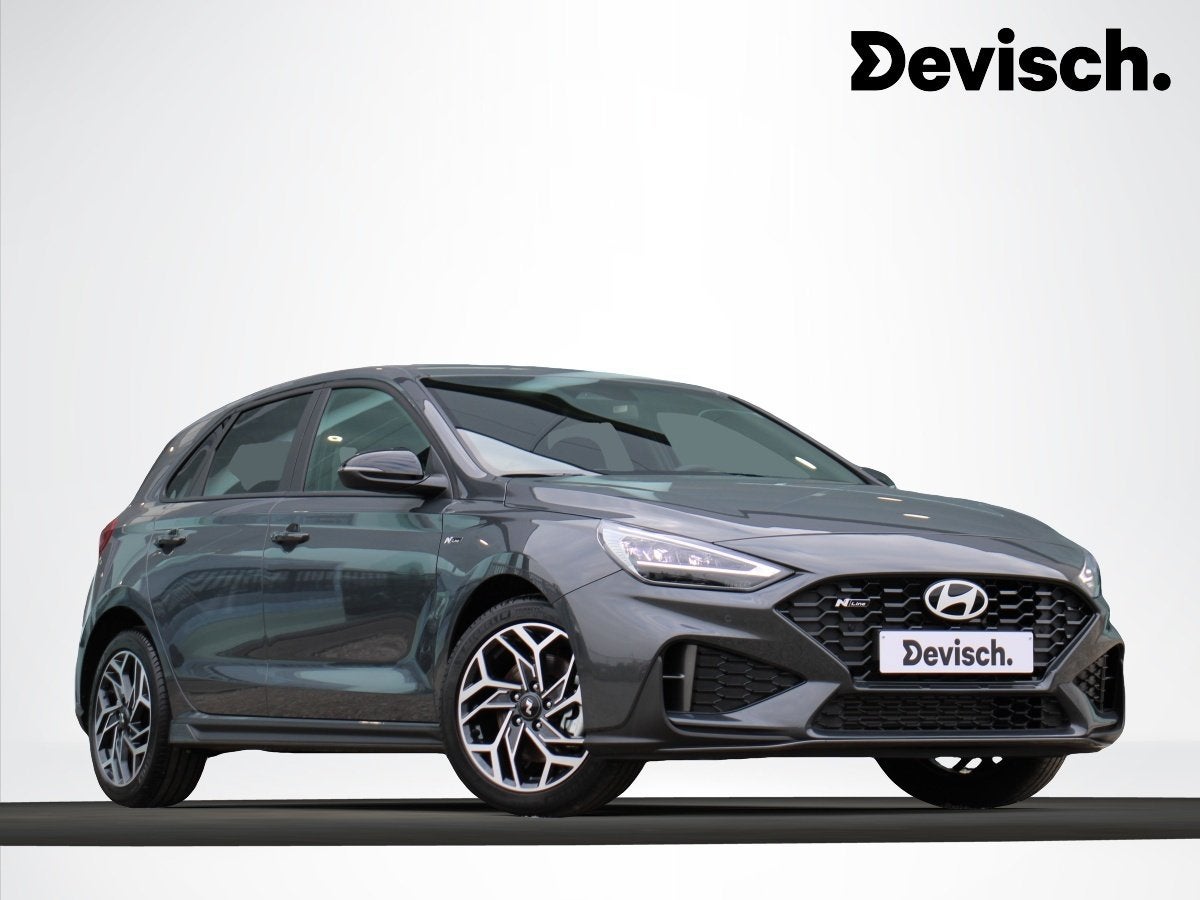 Hyundai i30 1.0T Twist N-Line 100PK M6 *CAM*NAV*APPLE/ANDROI, Auto's, Voorwielaandrijving, Stof, Zwart, Bedrijf