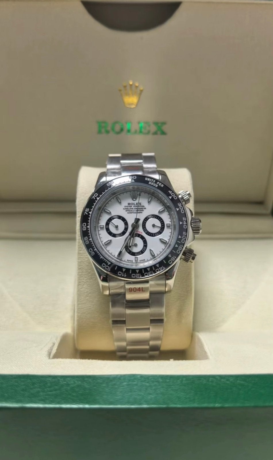 Rolex horloge daytona panda, Ophalen of Verzenden, Zo goed als nieuw, Rolex