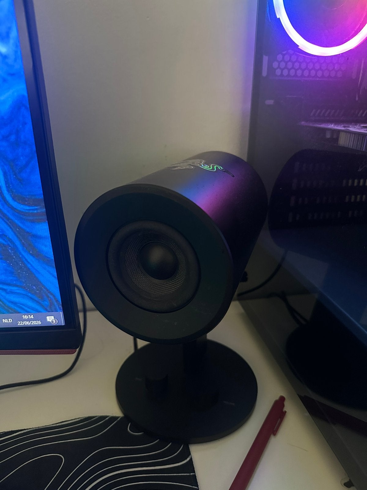 Razer Nommo Chroma Gaming Speakers, Computers en Software, Webcams, Zo goed als nieuw, Ophalen of Verzenden