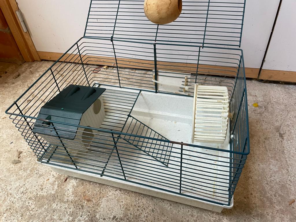 Hamsterkooi, Ophalen, Zo goed als nieuw
