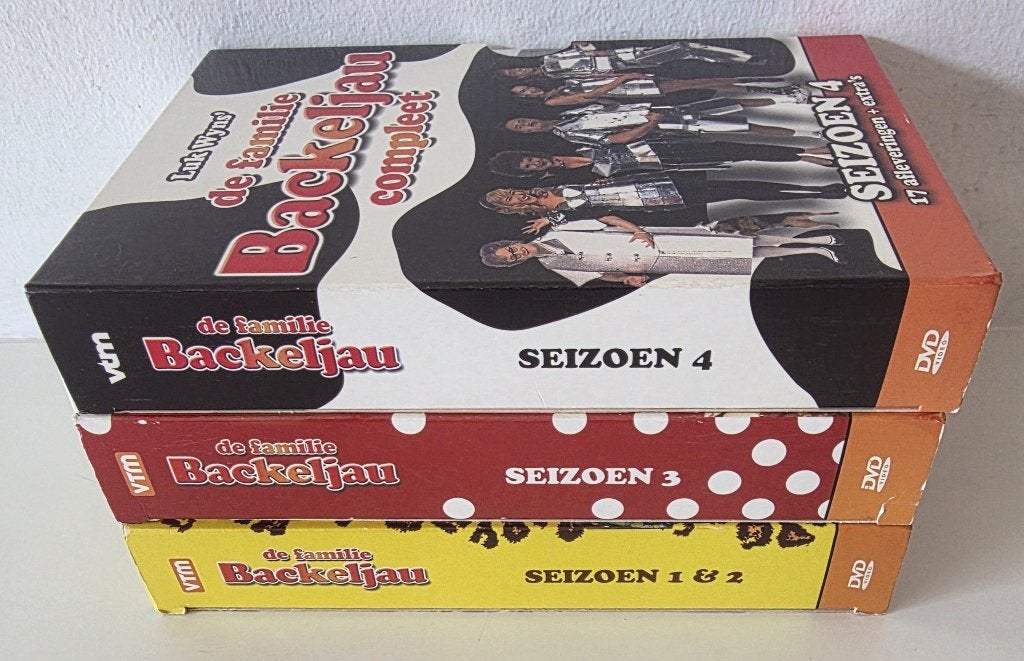 complete TV reeks : Familie Backeljau seizoen 1,2,3 en 4, Ophalen of Verzenden, Seizoen 1