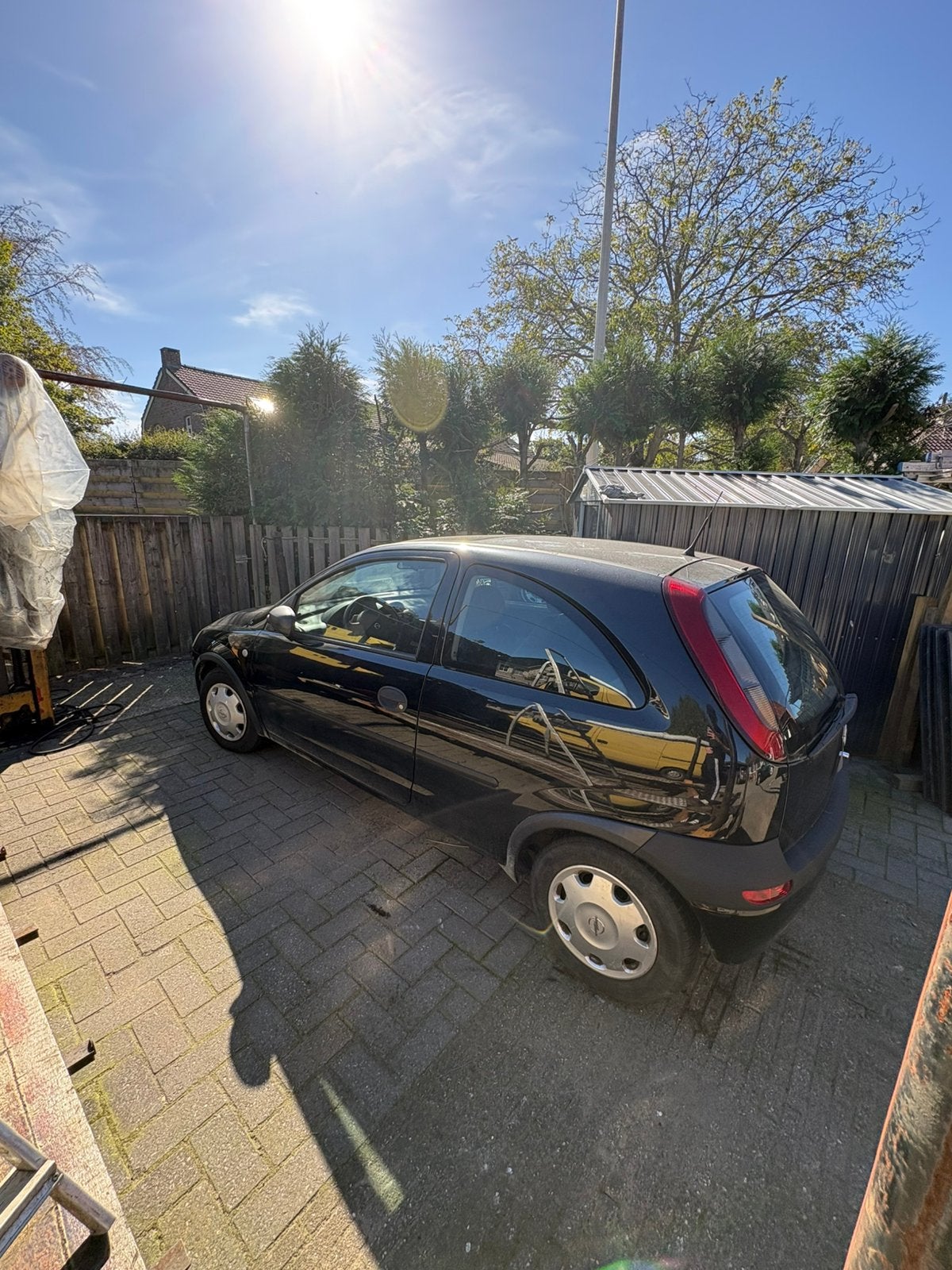 opel corsa c 1.2 benzine export, Auto's, Voorwielaandrijving, 4 cilinders, Zwart, Particulier