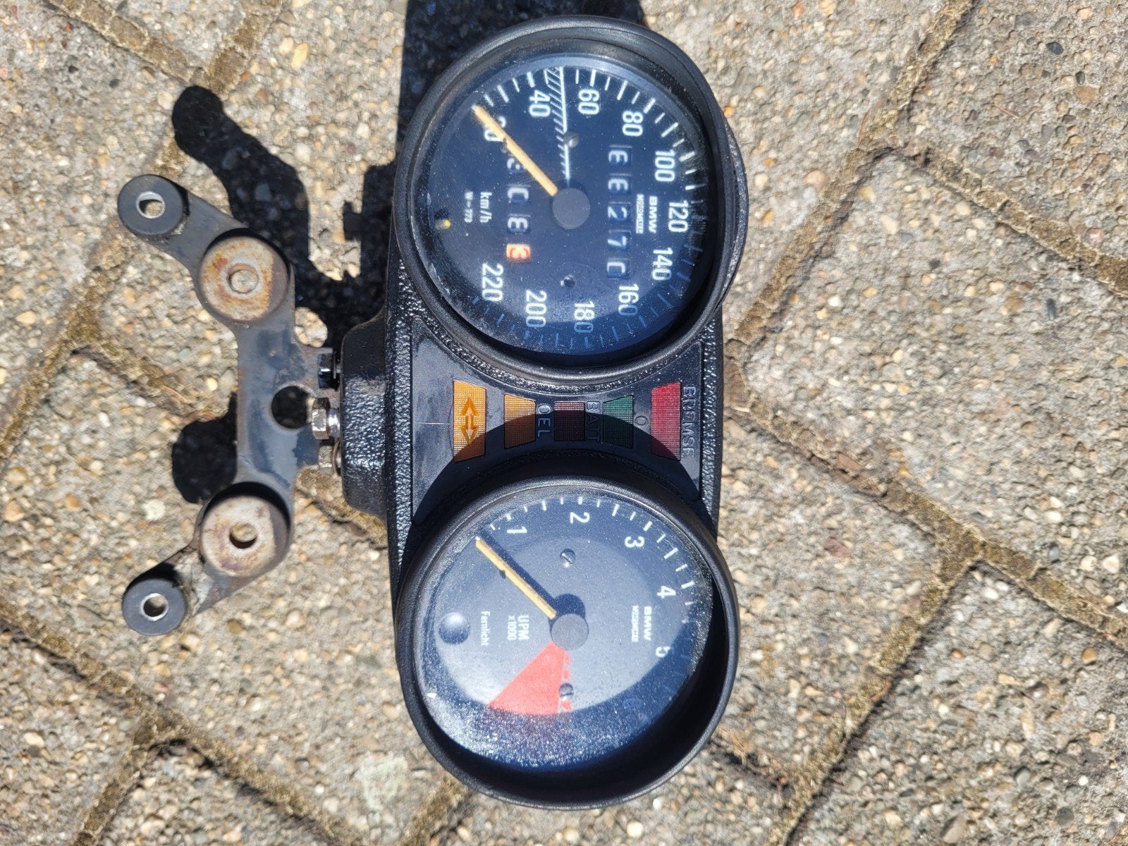 bmw r60 1964 mechanische toerenteller en kilometerteller, Motos, Enlèvement ou Envoi, Utilisé