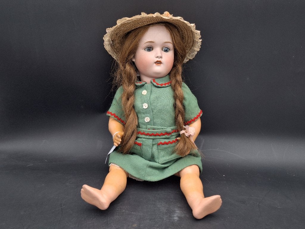 oude porseleinen pop, begin 1900, Antiek en Kunst, Ophalen of Verzenden