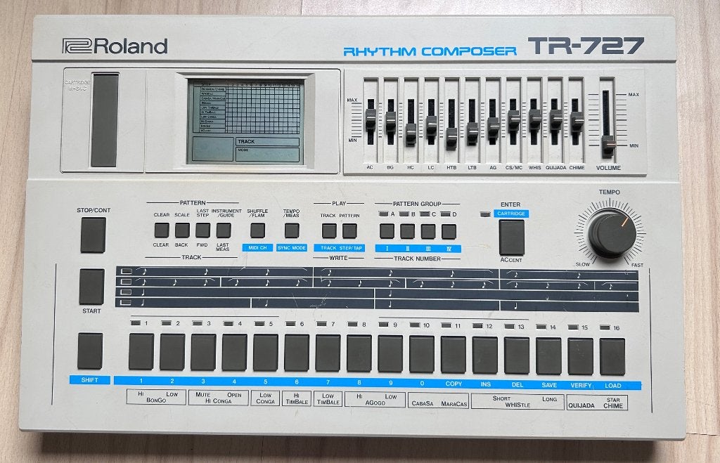 Roland TR 727, Muziek en Instrumenten, Drumcomputers, Ophalen of Verzenden, Gebruikt, Roland