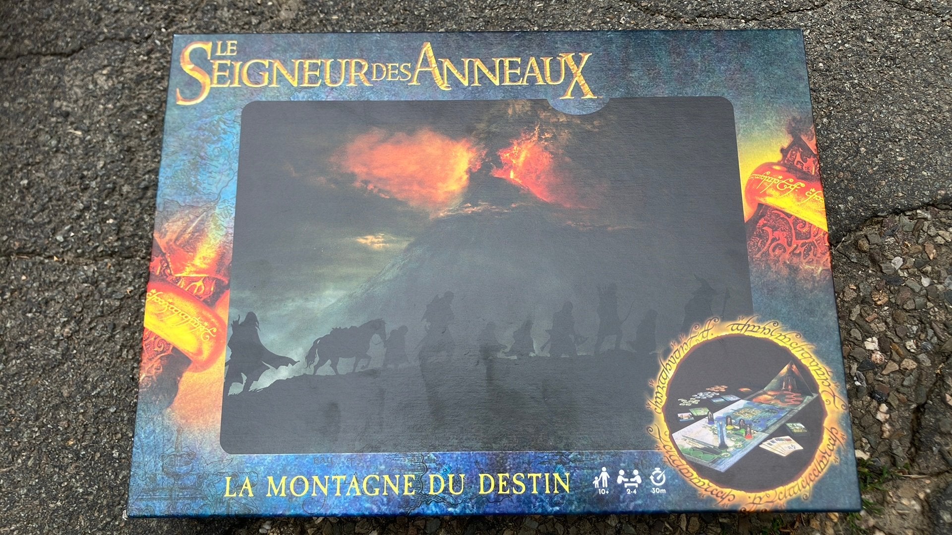 Jeu « Seigneur des anneaux - La Montagne du Destin », Enlèvement, Comme neuf