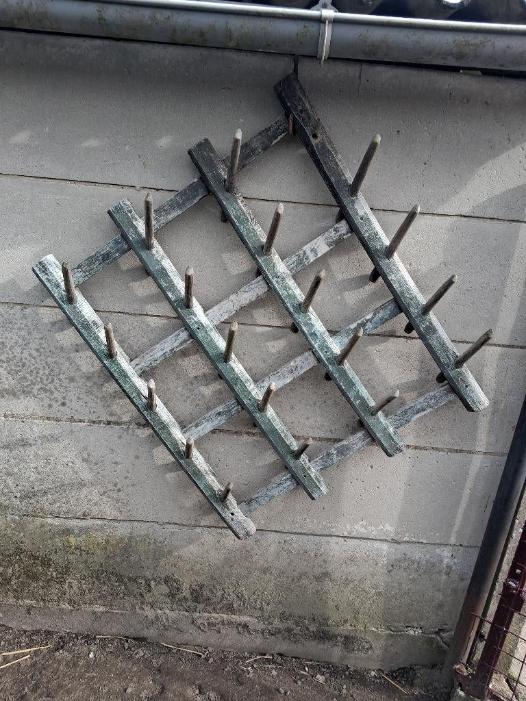 houten eg, Ophalen, Gebruikt