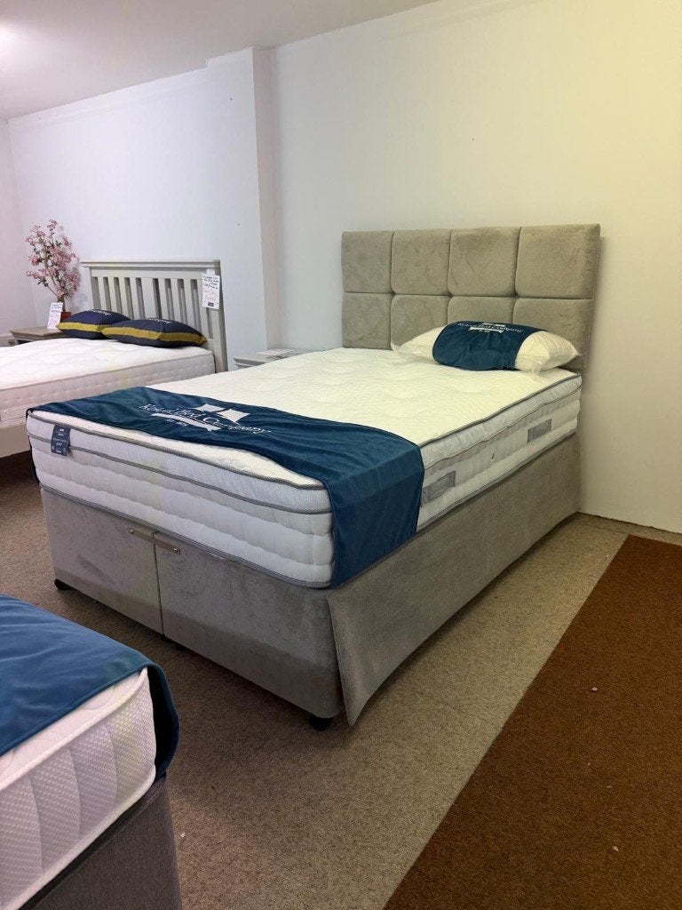 Lit complet + matelas, Envoi, Neuf, Deux personnes, Noir