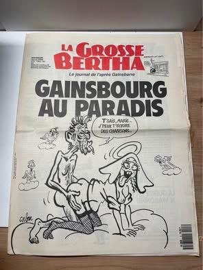 Serge Gainsbourg –  X2 Dossiers & Caricatures de CABU, Enlèvement, Comme neuf, Journal