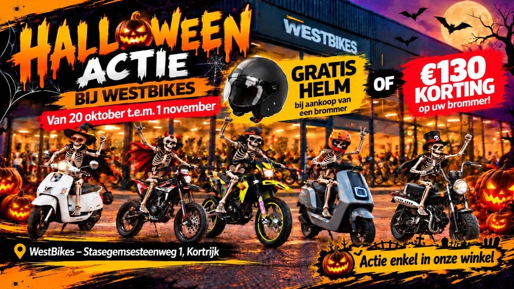 HALLOWEEN ACTIE BIJ WESTBIKES!, Ophalen of Verzenden, Nieuw