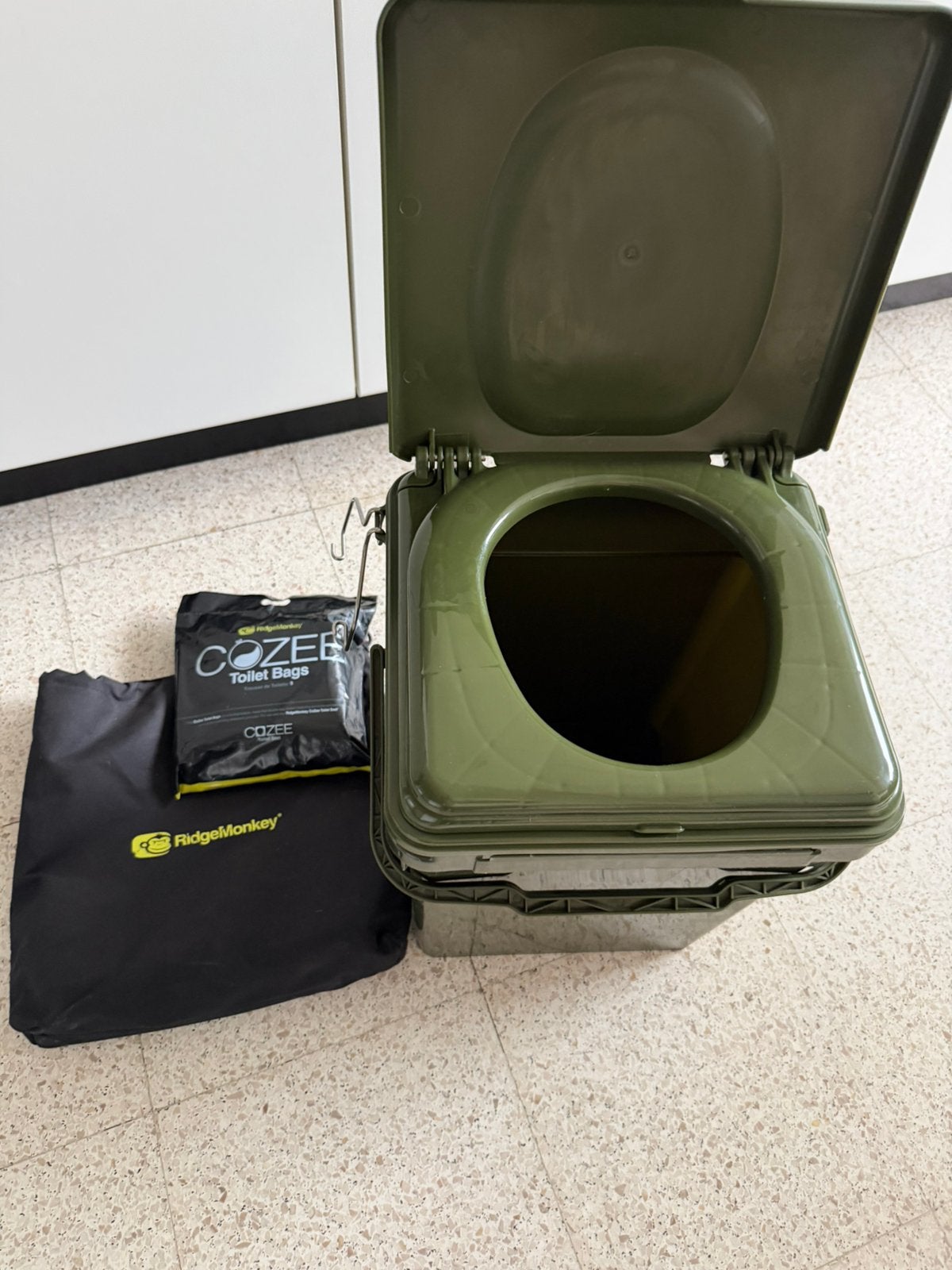 Ridgemonkey toilet, Ophalen, Zo goed als nieuw