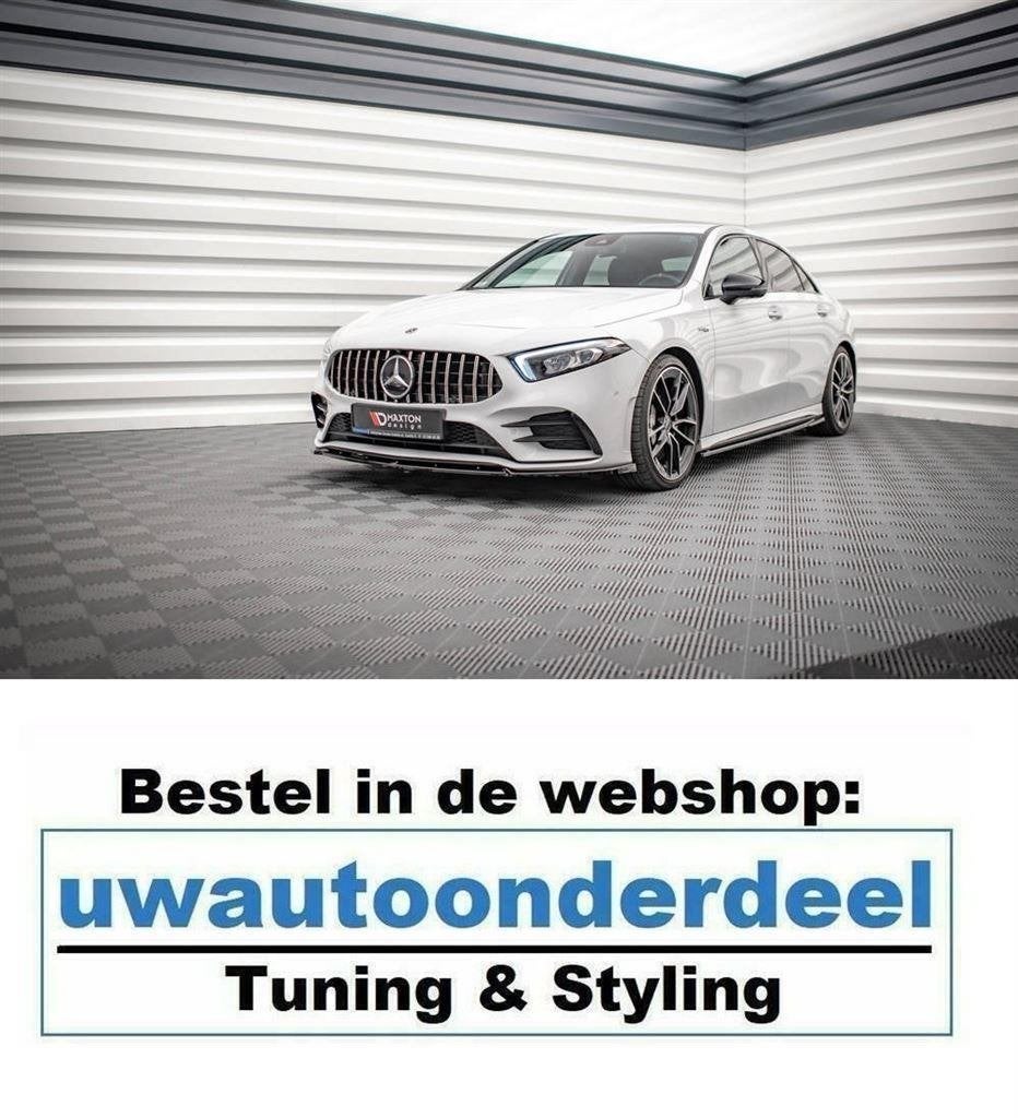 Maxton Spoiler Voorspoiler Lip Splitter Voor A Klasse W177 A, Verzenden