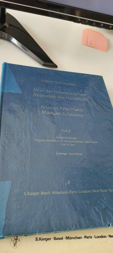 Atlas der systematischen Anatomie des Menschen, Boeken, Overige vakken, Ophalen of Verzenden, Zo goed als nieuw, Gerhard Wolf-Heidegger