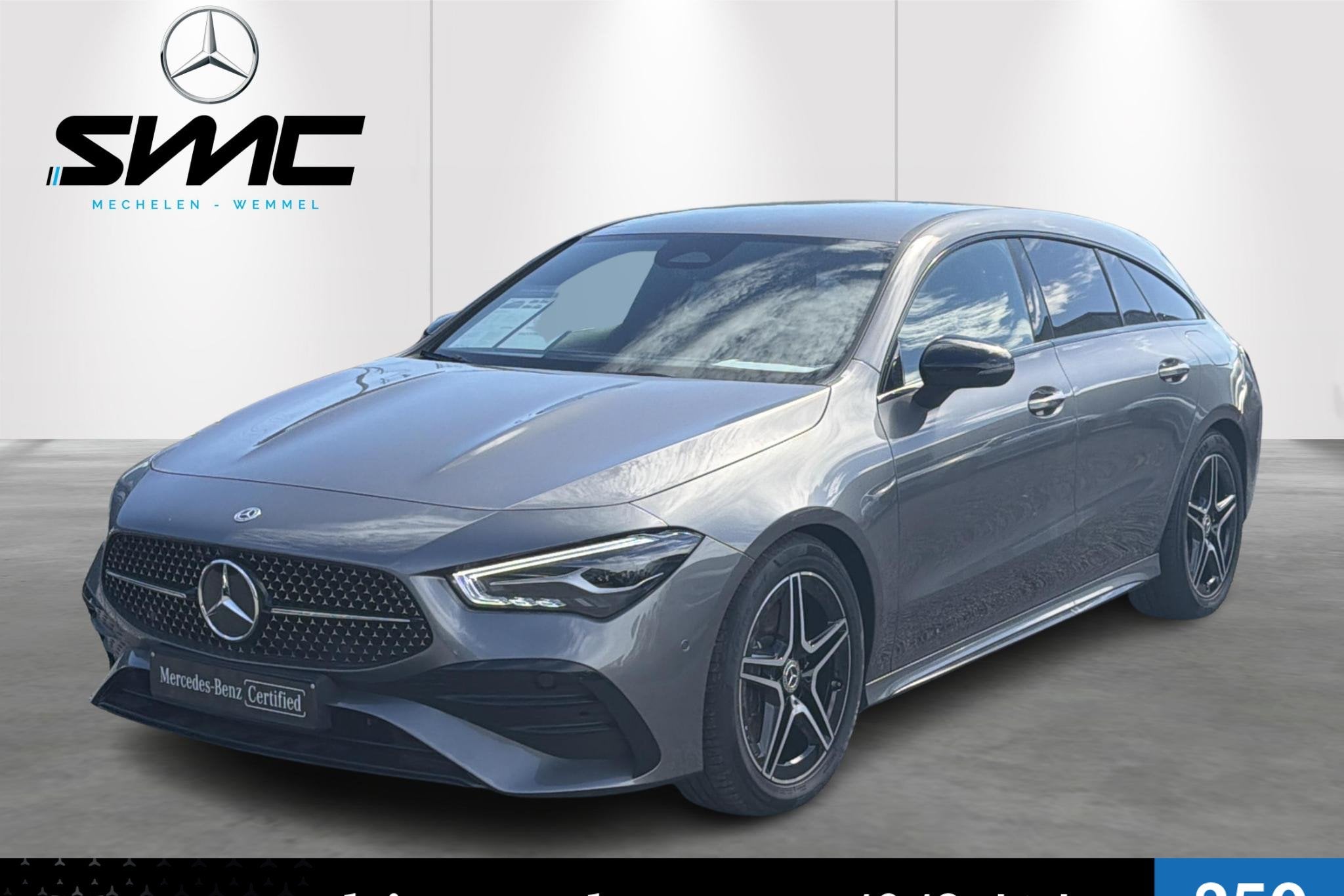 Mercedes CLA-klasse Shooting Brake 200 AMG-line, Auto's, CLA, Gebruikt, Zwart, 4 cilinders