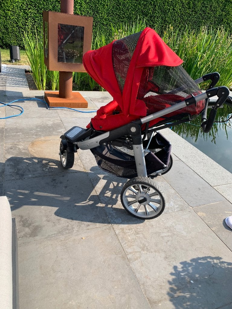 Kinderwagen buggy incl reismand, parapluutje, voetenzak..., Enlèvement, Utilisé, Autres marques, Protection de pluie