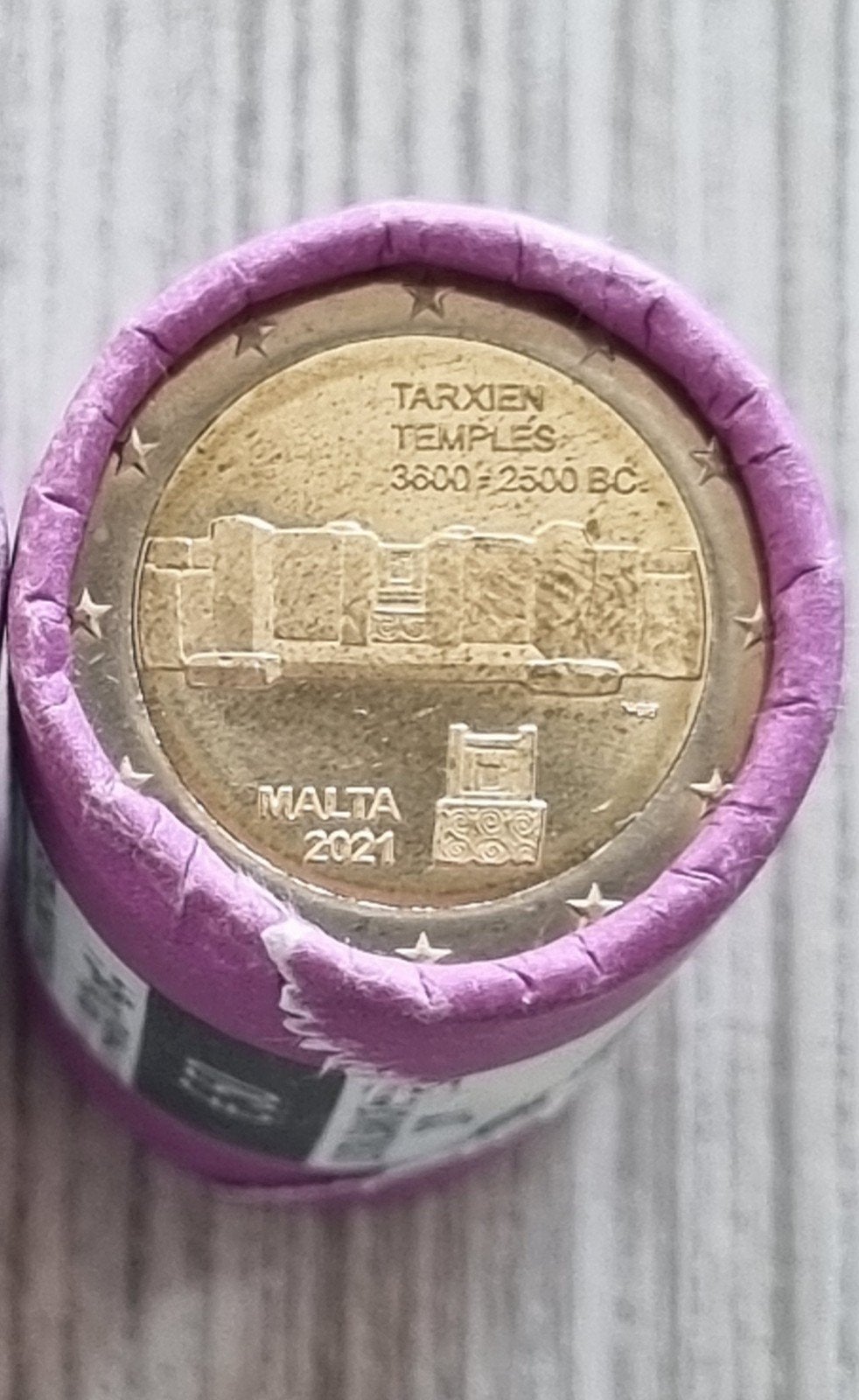 Rouleau de 2 euros Malte 2021 Temples de Tarxien, Enlèvement ou Envoi, Malte, 2 euros, Série