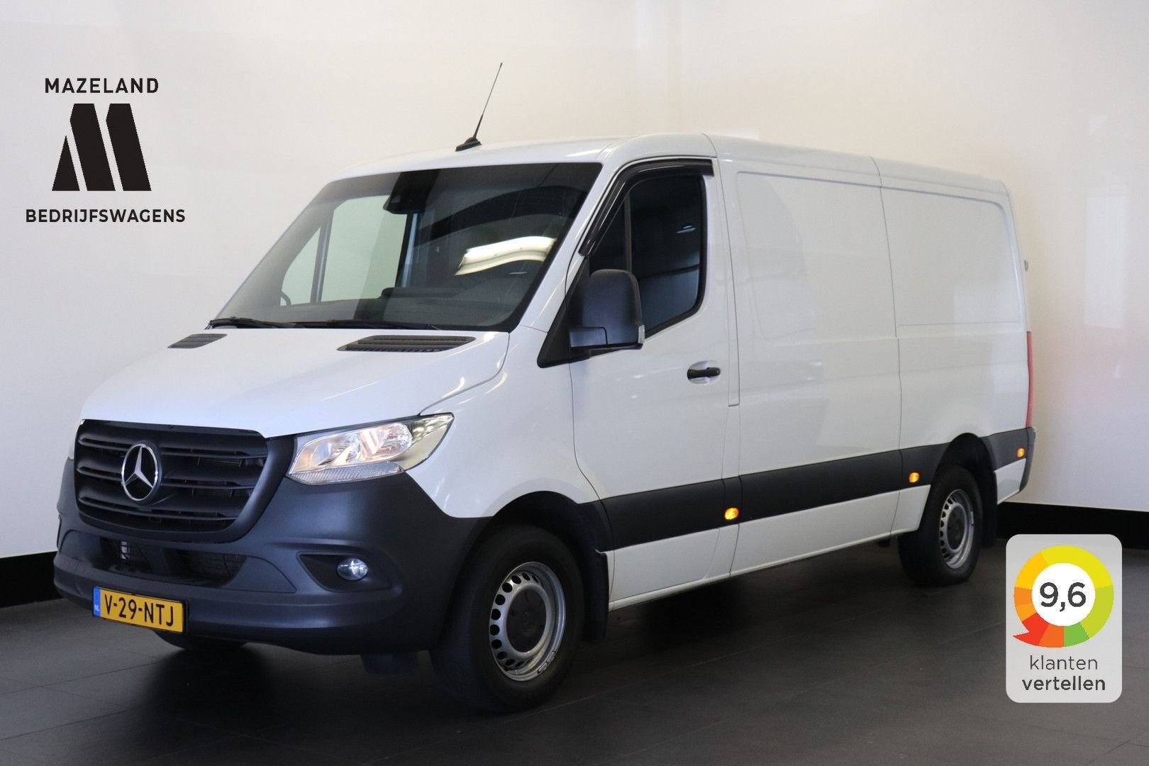 Mercedes-Benz Sprinter 317 CDI L2H1 EURO 6 - Airco - Navi -, Auto's, Wit, Bedrijf, Te koop, 239 g/km