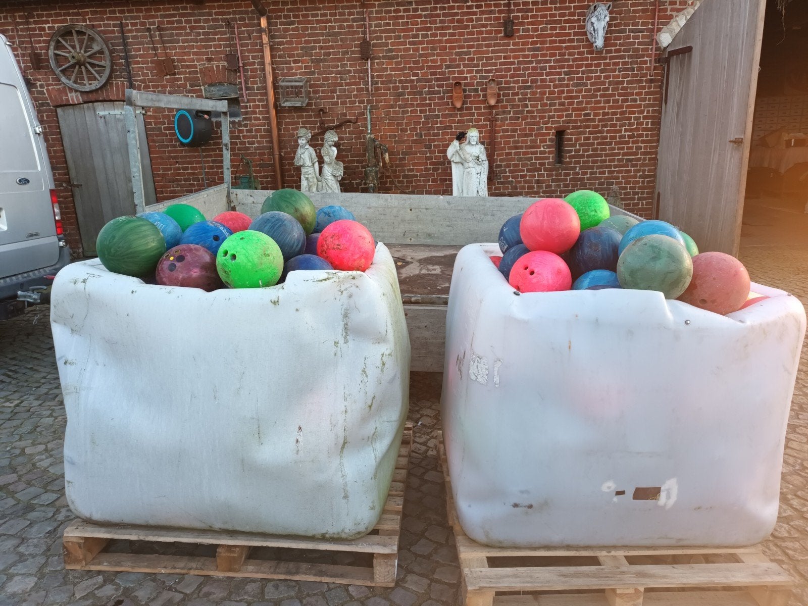 lot bowling ballen, Enlèvement, Utilisé, Boule