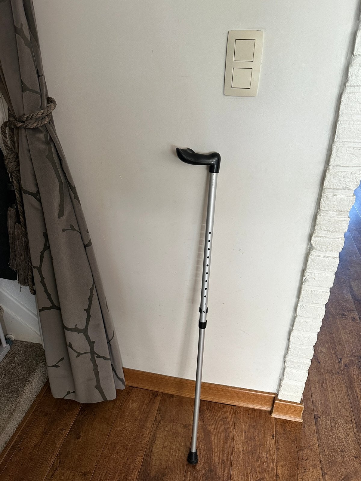 wandelstok voor rechts, ergonomisch handvat, Ophalen, Zo goed als nieuw