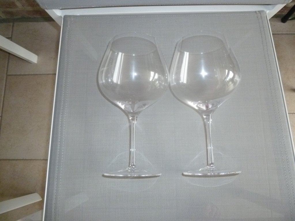 2 verres à vin ballon, Enlèvement ou Envoi, Neuf, Verre, Verre ou Verres