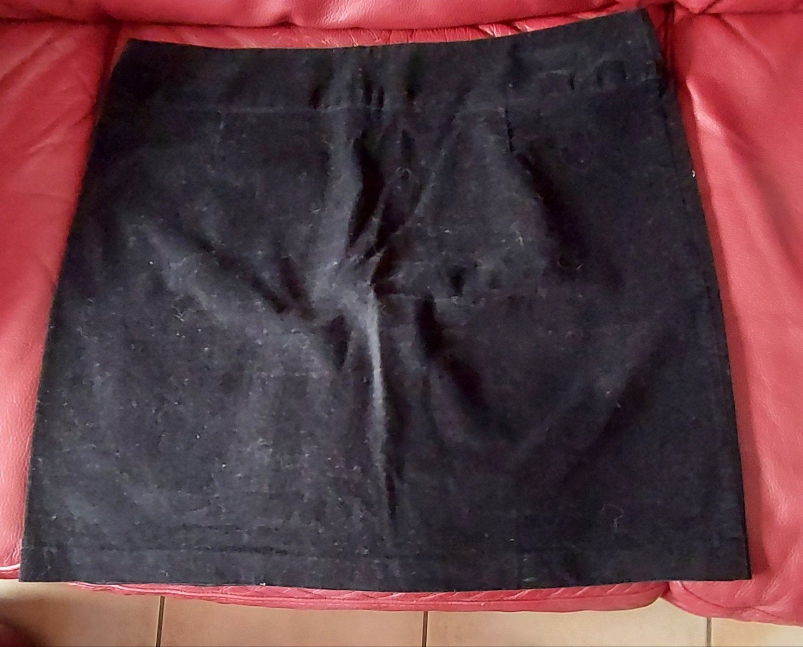 jupe velours noire 46 48, Kleding | Dames, Rokken, Ophalen of Verzenden