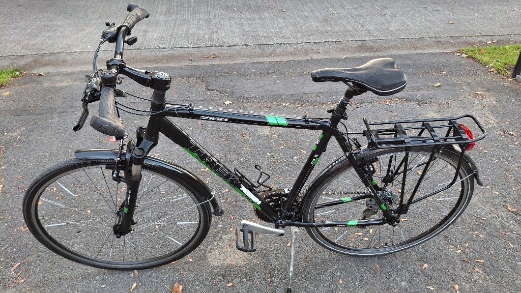 GROTE sportieve alu. TREK 21v. herenfiets ONDERHOUD GEHAD, Vitesses, Frein sur jante, 57 à 61 cm, Comme neuf
