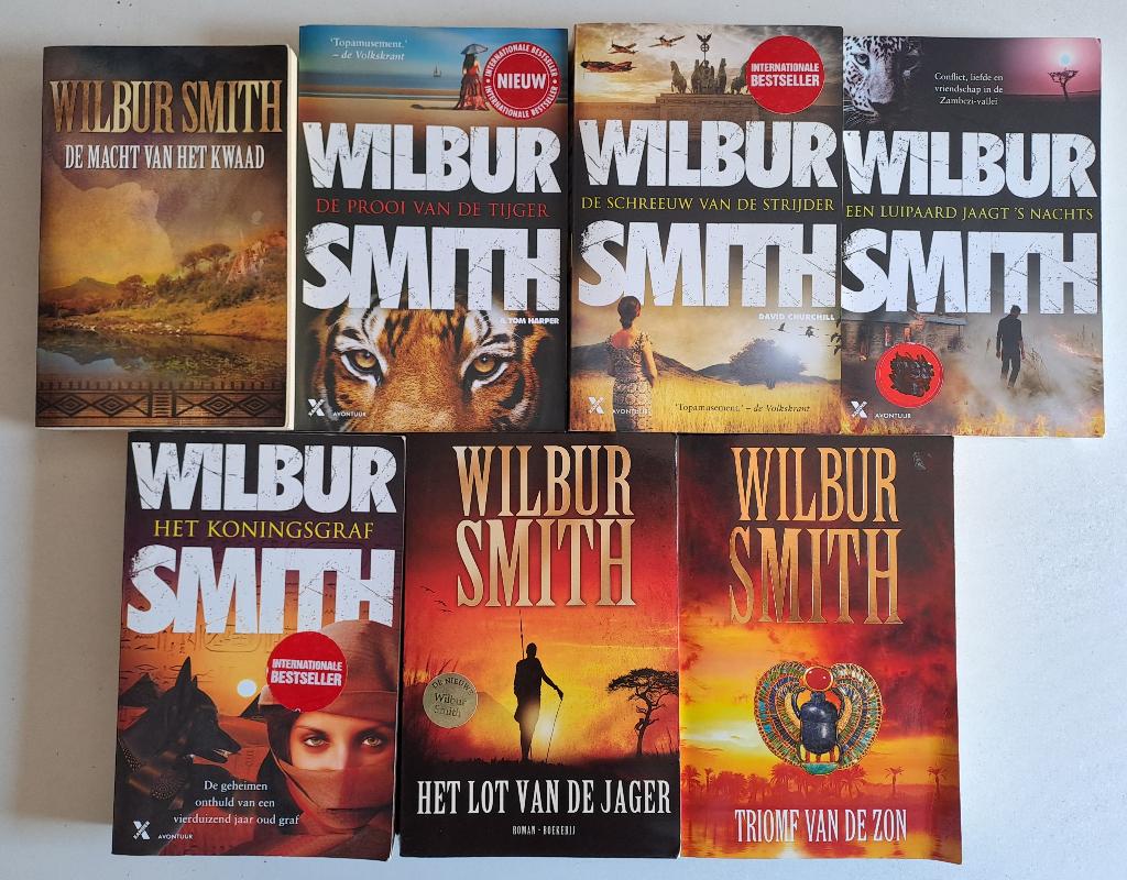 Boeken Wilbur Smith, Boeken, Ophalen of Verzenden, Gelezen