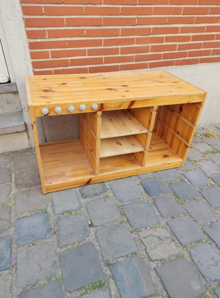 Rangement enfant Trofast IKEA en bois, Utilisé, 75 à 100 cm, Armoire, Moins de 50 cm