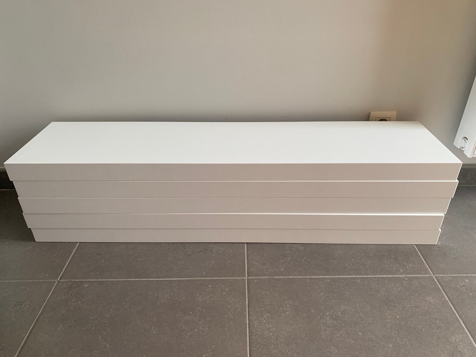 Lack wandplanken IKEA wit, Ophalen, Nieuw