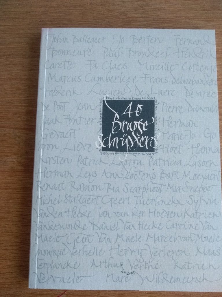 40  BRUGSE  SCHRIJVERS, Enlèvement, Comme neuf